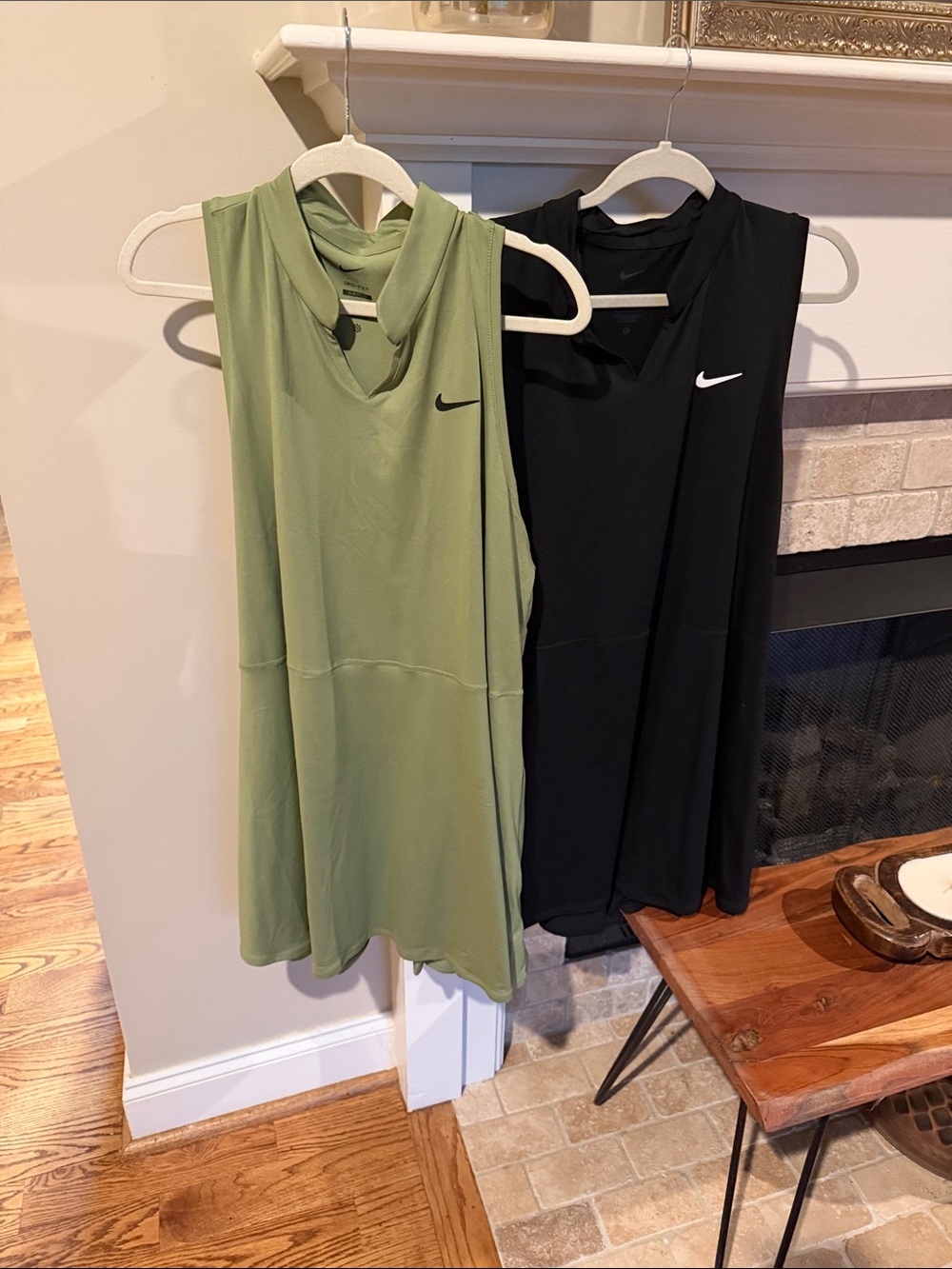 Nike Women’s Sleeveless Athletic Dress — Olive Green & Black
